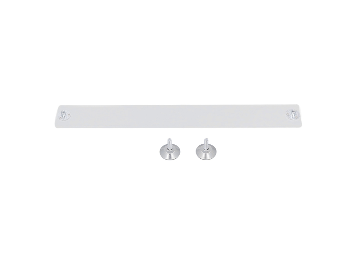 Ponte de apoio para mão e pulso em acrílico transparente para desenho detalhado, 48 cm