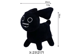 Boneco de Pelúcia Forsaken Chance Plus Coelho Preto Colecionável GOKOCO