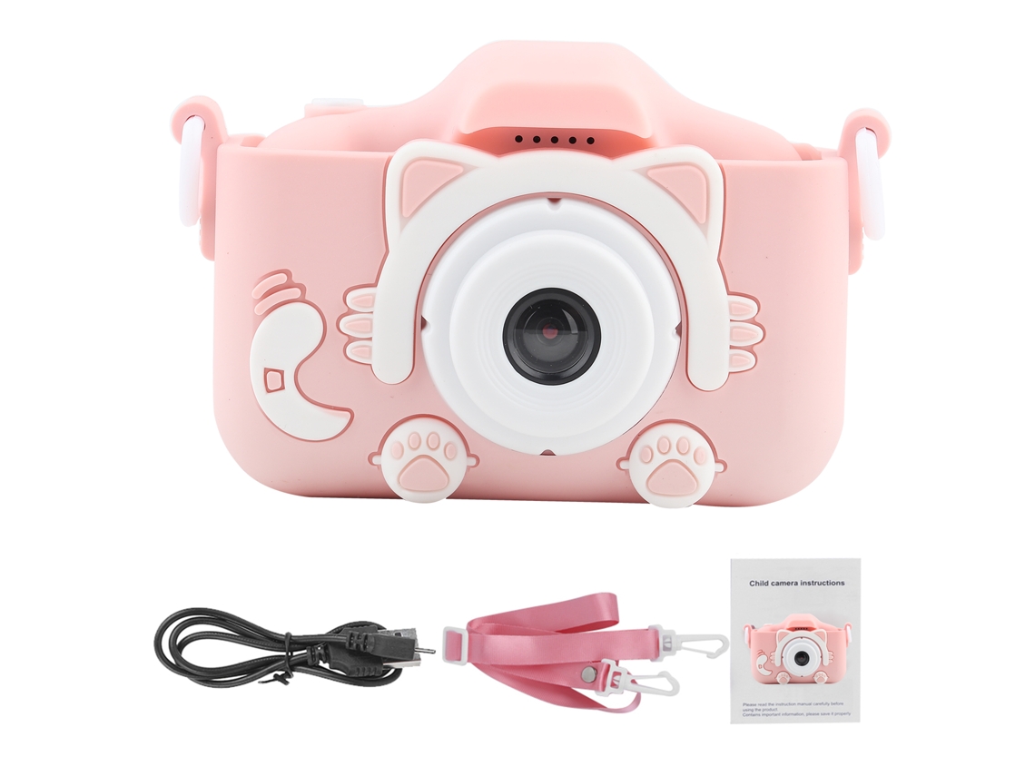 Câmera Infantil À Prova De Choque Para Bebês, Câmera Digital Para Crianças Com Gravação De Vídeo E Jogos De Quebra Cabeça, Sistema Recarregável Usb, B