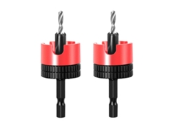 Furadeira 2pc Limite Madeira Cônico Hexagonal Anti-escorregamento Ajustável