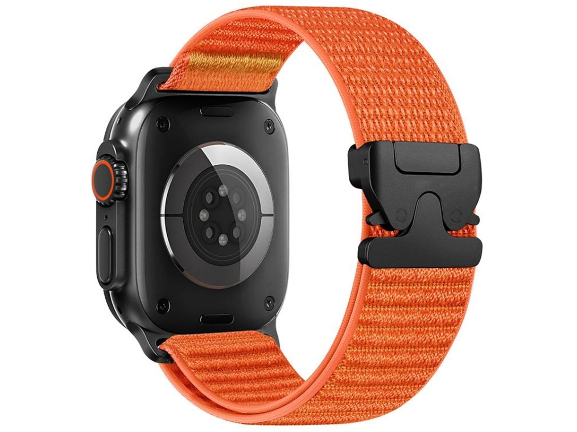 Bracelete Apple Watch Couro Vegano Crazy Horse Fivela XIAOMOYU