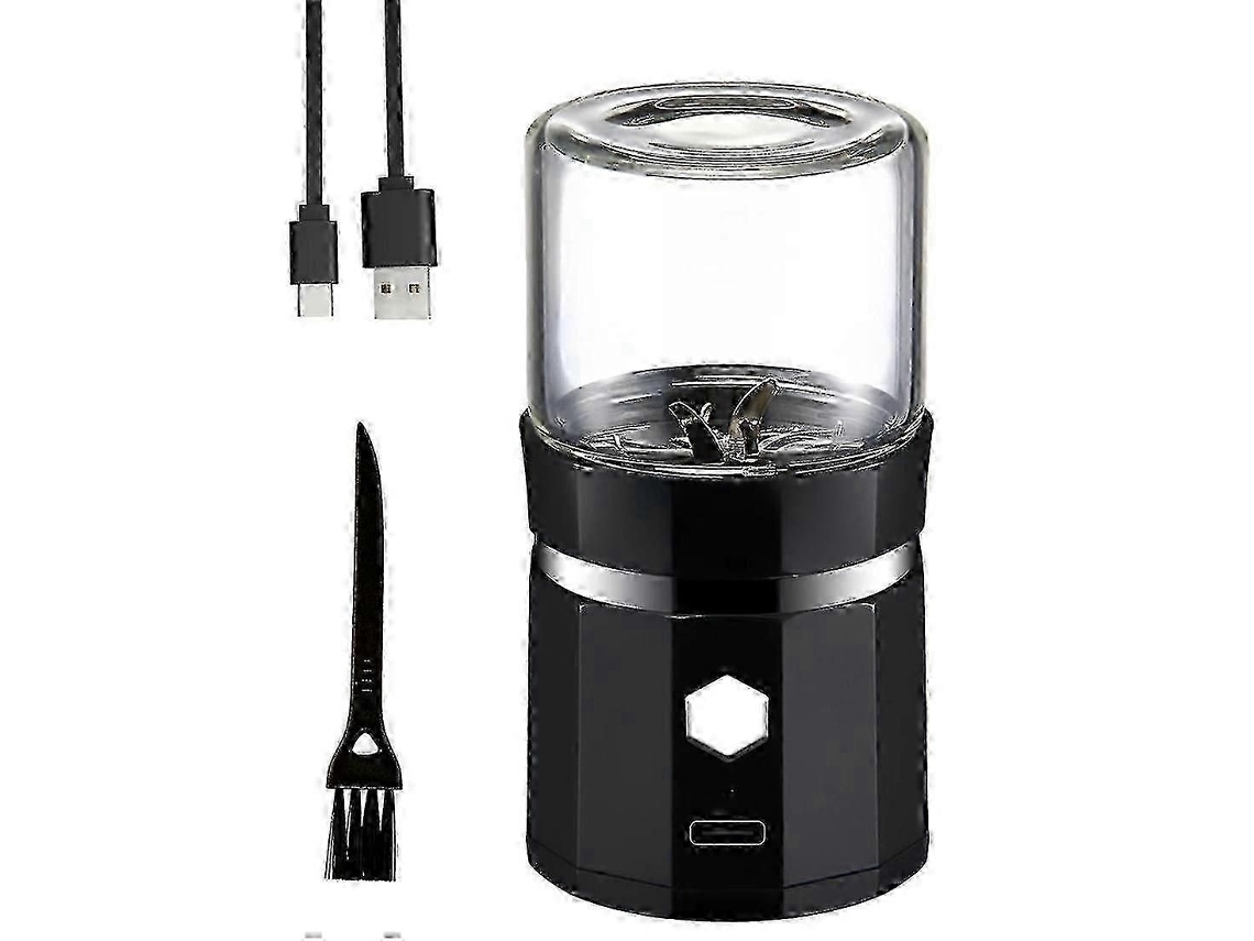 Moedor De Ervas Elétrico Usb Com Escova