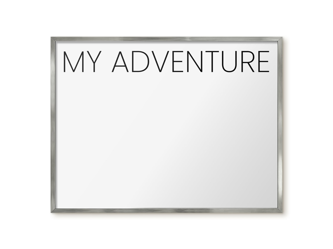 Magnetic Board My Adventure For The Living Room Espelharte (80x60 Cm)
