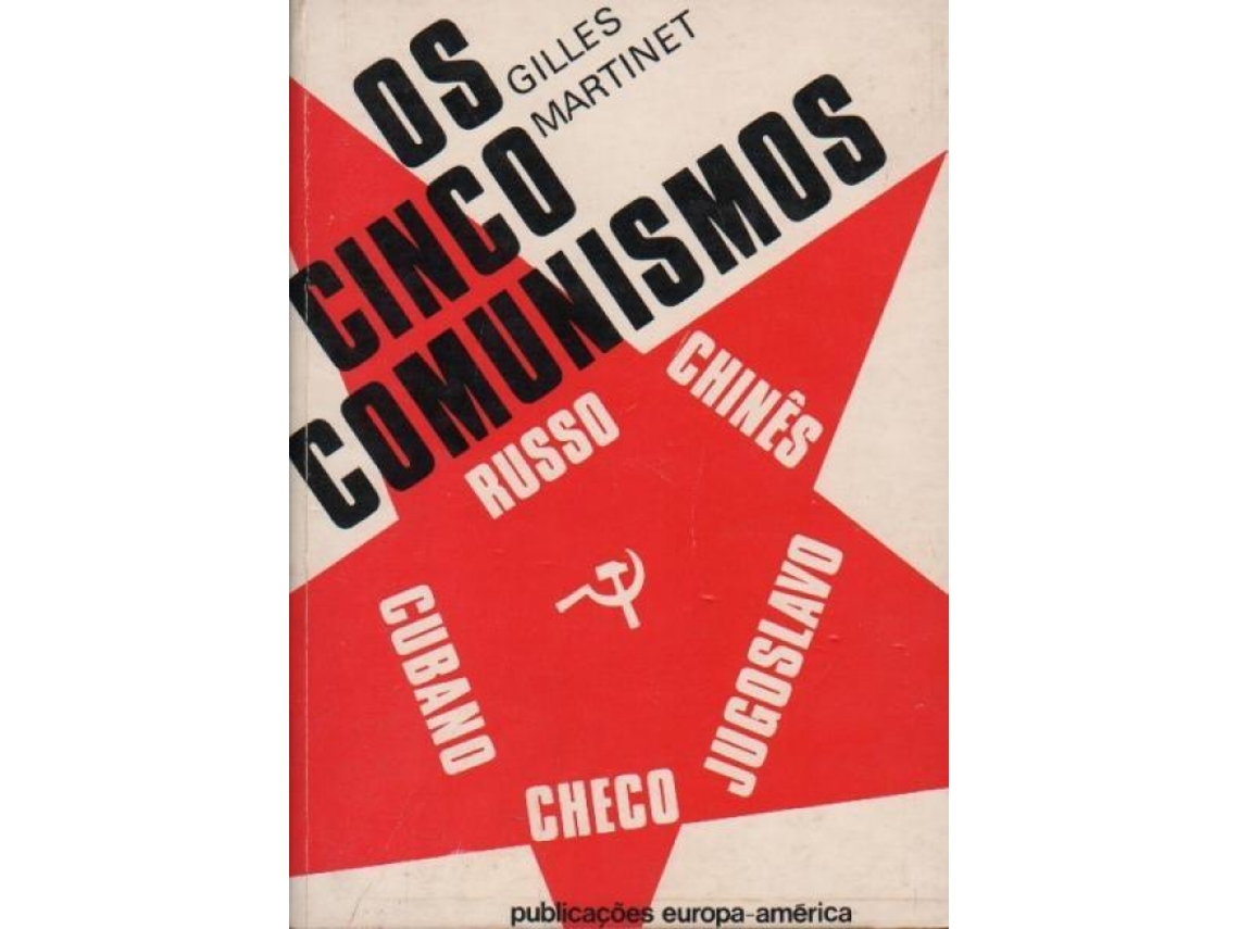 Livro Cinco Comunismos de Gilles Martinet .