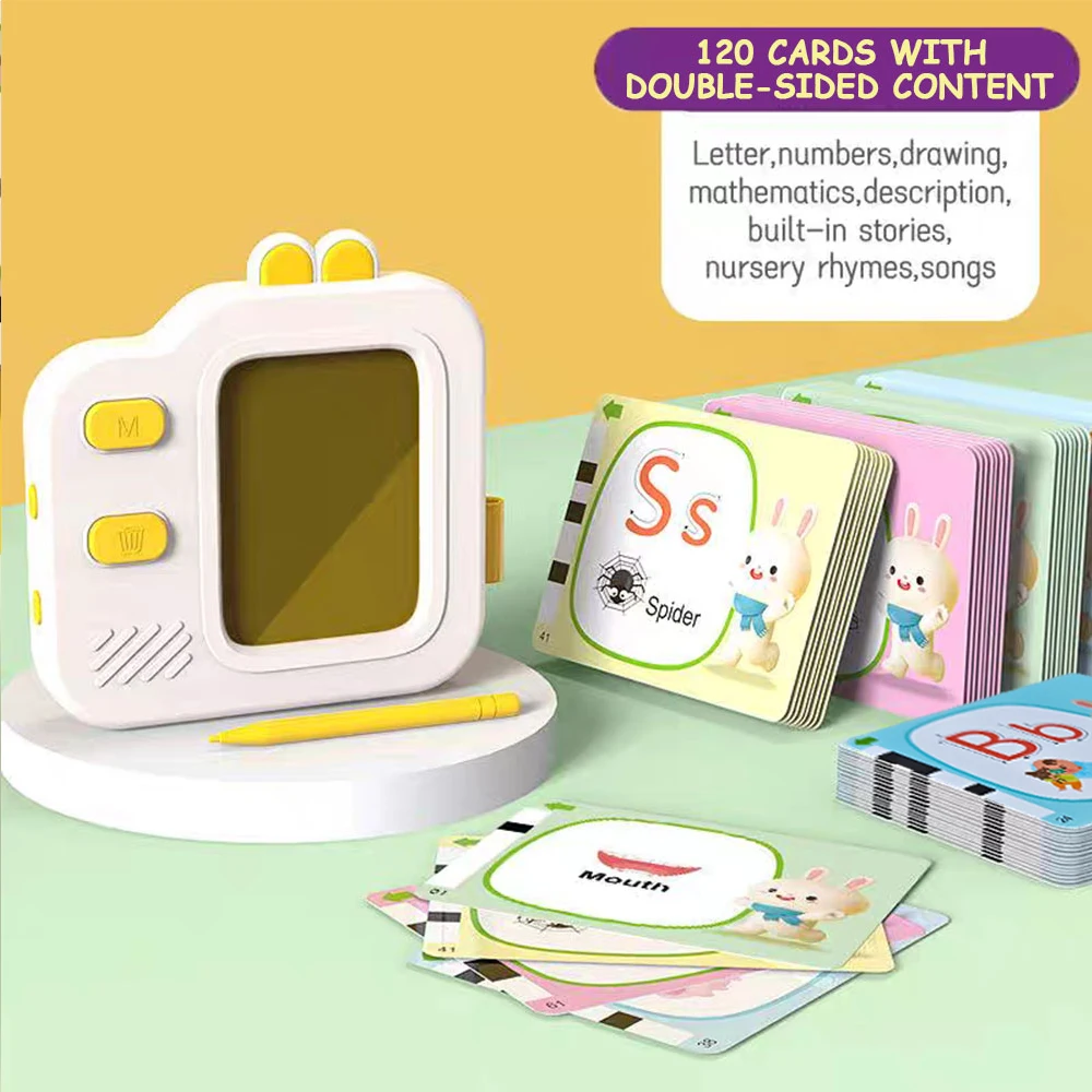 Um Brinquedo Educativo Com Cartões De Memória Que Combina Desenho E Pronúncia 120 Cartões De Memória Frente E Verso.