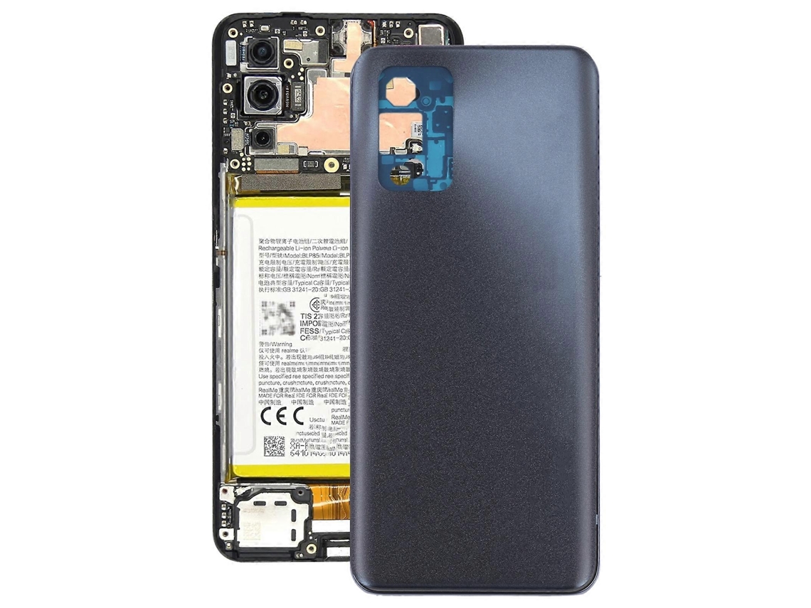 Tampa Traseira Da Bateria + Moldura Intermediária Compatíveis Com Oppo Realme Q3 Pro 5g / Realme Q3 Pro Carnival