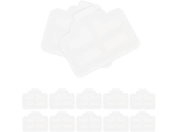 50 Peças De Plugues De Silicone Brancos Para Interface De Rede