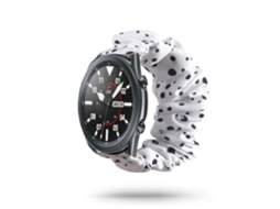 Bracelete Garmin D2 Air Pulseira Scrunchie Preto e Branco
