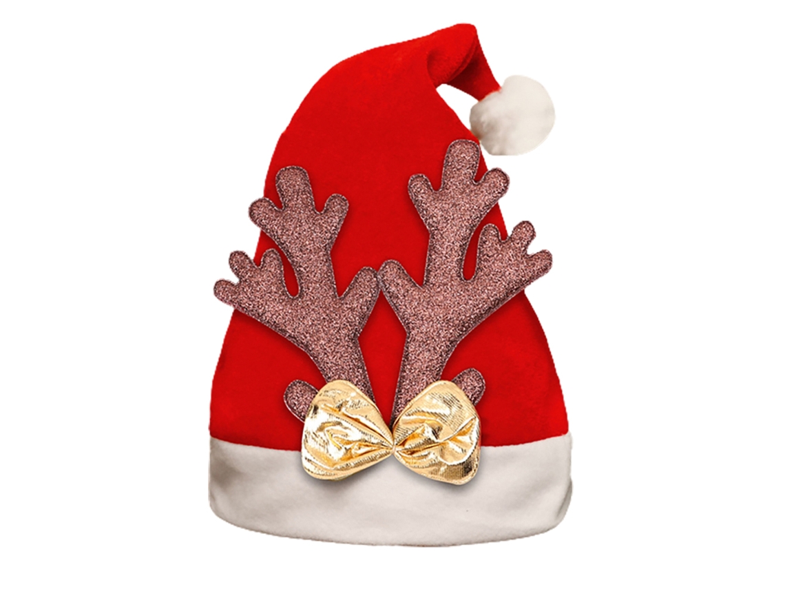 Chapéu de Papai Noel Adulto Quente para Festa | S/MARCA