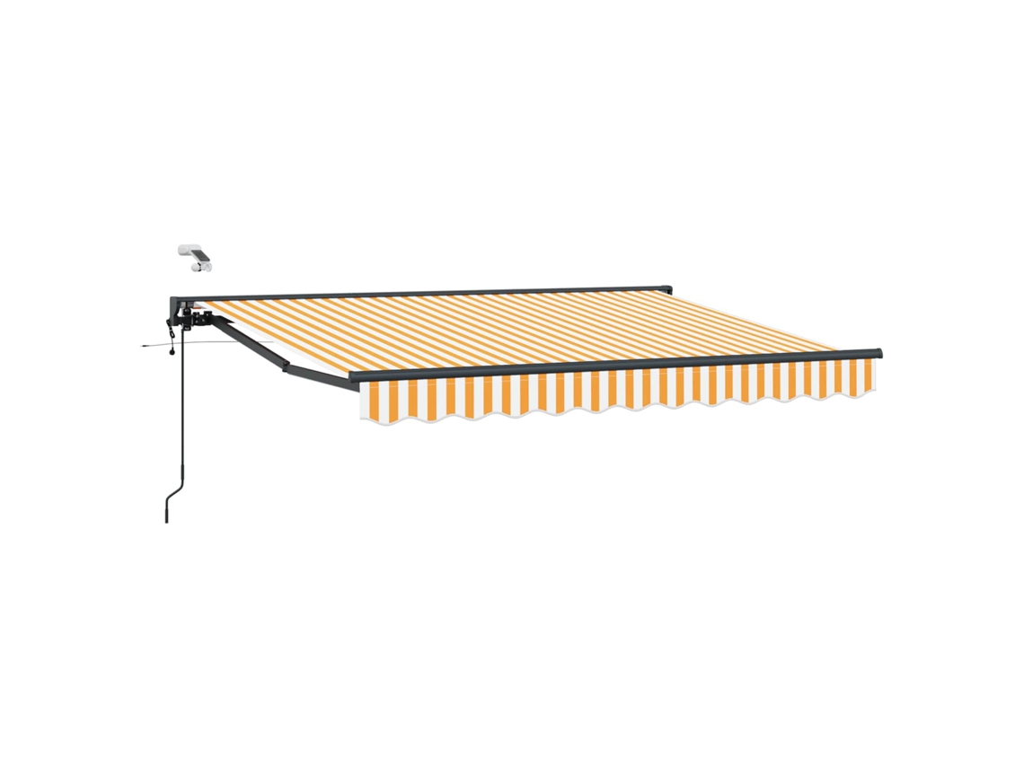 Conjunto 1 Sombra Externa Vidaxl Amarelo Alumínio (3,5 X 2,5 M)
