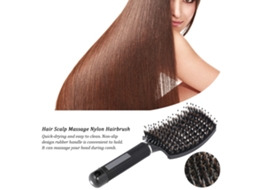 2026 peine de Massagem para Couro Cabeludo de Nylon, Peine Desembaraçador para Cabelo Crespo Molhado, Ferramenta de Estilo Capilar para Salão e Lar