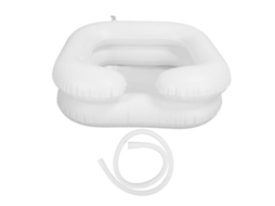 Cuenco De Shampoo Inflable De Pvc Para Cama Con Manguera De Desagüe