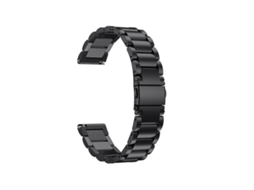 Pulseira De Aço Inoxidável Para Relógio Inteligente, Pulseira De Substituição Com Strass Para Relógio Esportivo Olysi Shop (preto)