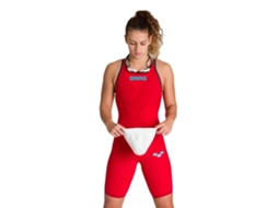 Fato de banho com calções para Mulher ARENA Powerskin Carbon Air 2 Vermelho para Natação (FR 36)