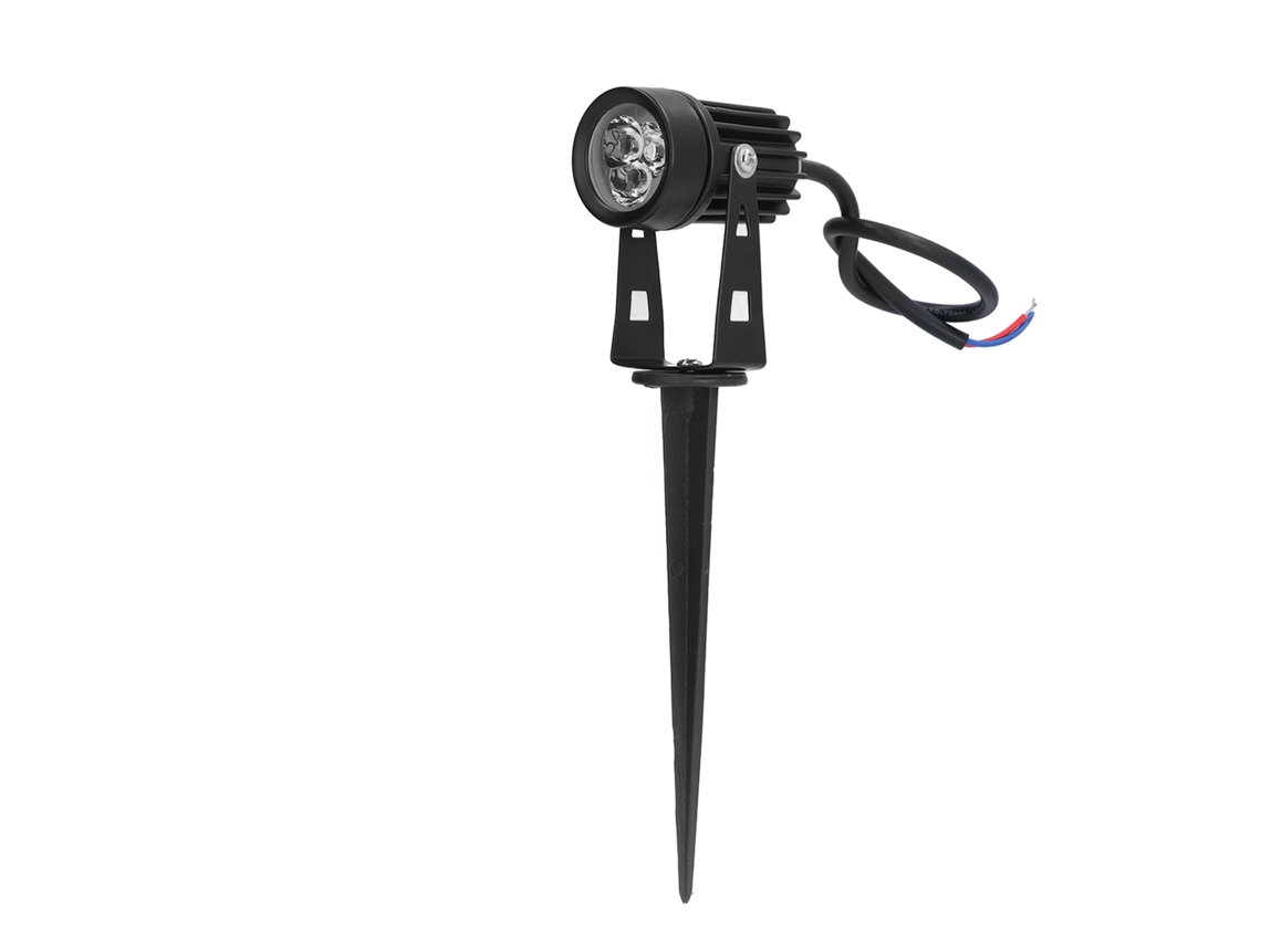 Lâmpada de jardim LED IP65 3W luz branca quente 12V CC para paisagem exterior | S/MARCA