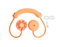 Laxiscreed Ventilador Portátil De Pescoço Com Carregamento Usb E Umidificação Integrada, Ideal Para Dias Quentes