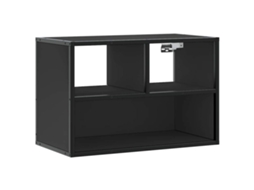 Tv Cabinet, Tv Cabinets Vidaxl Preto Madeira Processada (n/a)