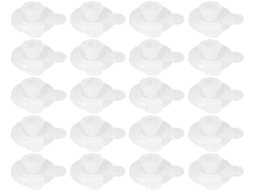 Conjunto De 20 Prendedores Plástico Para Roupa Cama, Ideais Para Pendurar No Quarto Cores Sortidas