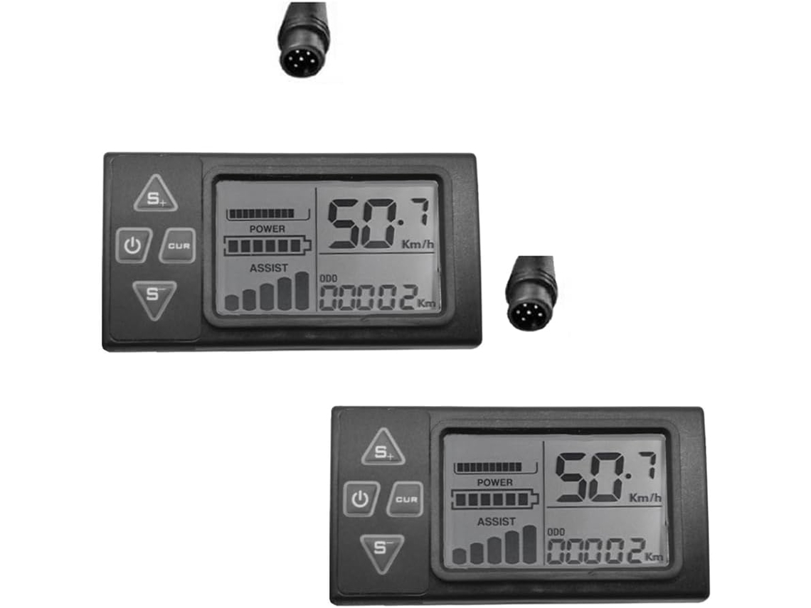 Tela Lcd S861 Para Bicicleta Elétrica, Conector De 6 Pinos Para Velocímetro/controle Manual De Bicic Gokoco