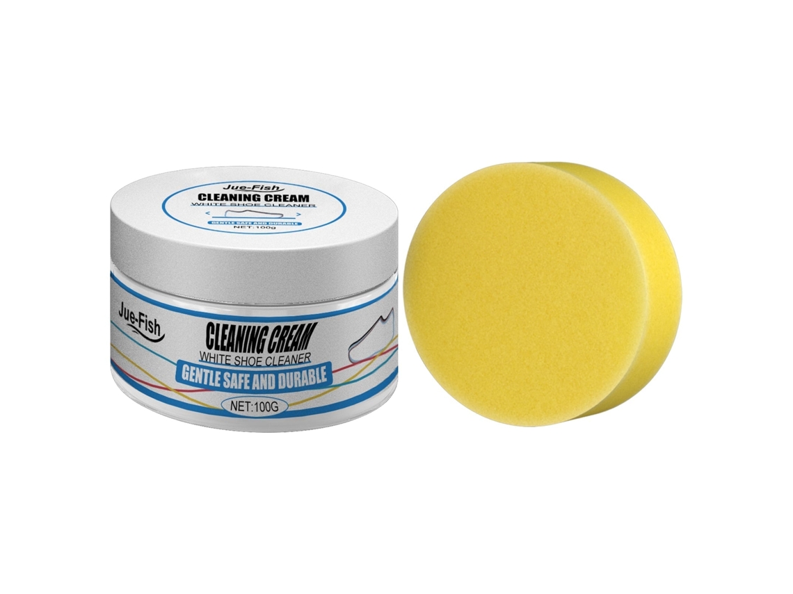 Creme para Limpeza de Sapatos Brancos, Cuidado Simples e Eficiente LAXISCREED
