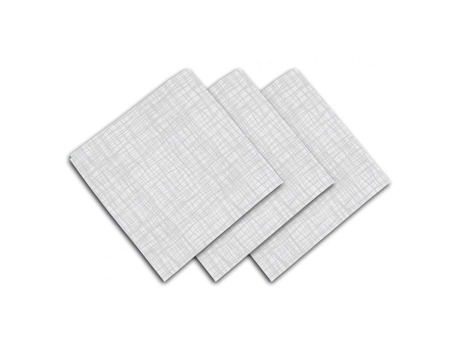 Conjunto de Guardanapos de Pano SOLEIL DOCRE Branco - 3pcs (45x45cm)