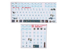 2pcs Adesivos De Teclado Universal Resistente Ao Desgaste E Arranhões Processo Fosco Para Teclados Mecânicos E Keycaps