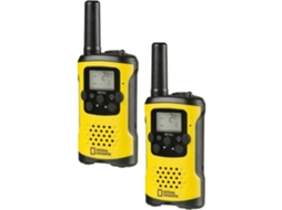 Walkie talkies para crianças, National Geographic, alcance 6 km, mãos livres AQUAFORGE