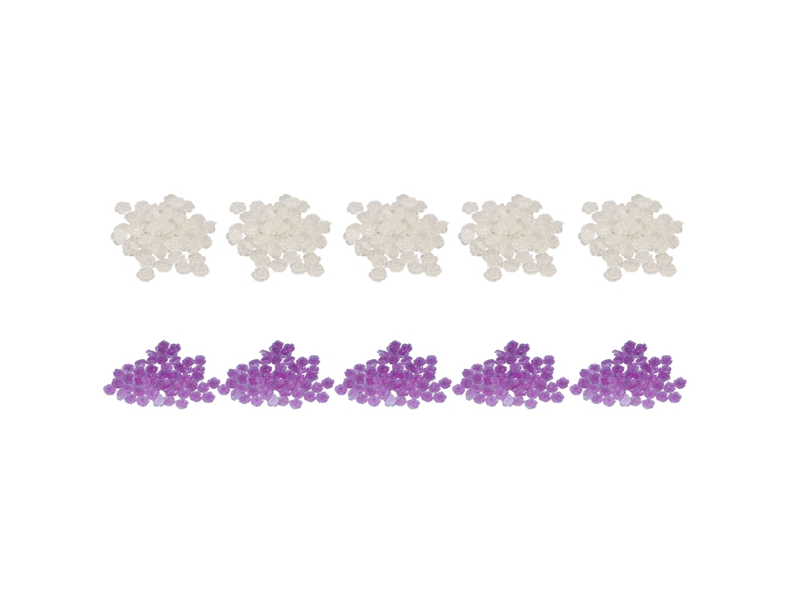 10 Sacos Decoração De Unhas Em Forma De Camélia 3d Diy Com Resina Exquistiva Mudança De Cor Na Luz Roxa Para Mulheres