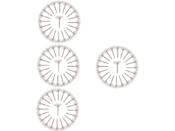 Tachinhas Transparentes Para Quadro De Avisos, Decoração Parede,