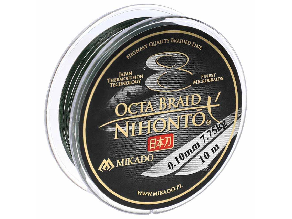 Linha Trançada Nihonto Octa 10 M Verde 0.160 Mmmikado