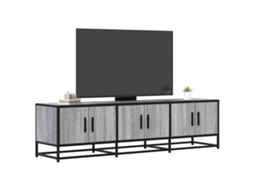 Vidaxl Móvel P/ Tv 150x35x41 Cm Deriv. Madeira/metal Cinzento Sonoma