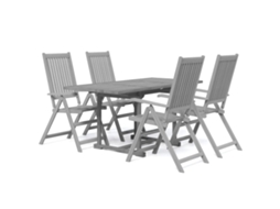 Garden Dining Set,  Garden Dining Sets Vidaxl Cinzeto Madeira De Acácia (n/a)