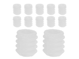 Buchas De Expansão Plástico Para Dobradiças, 100 Unidades, 4x10mm, Para Reparo De Dobradiças Portas Armários E Móveis