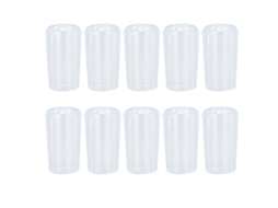 10pcs bico de limpeza enema anal de silicone reutilizável, higienização segura, confortável S/MARCA