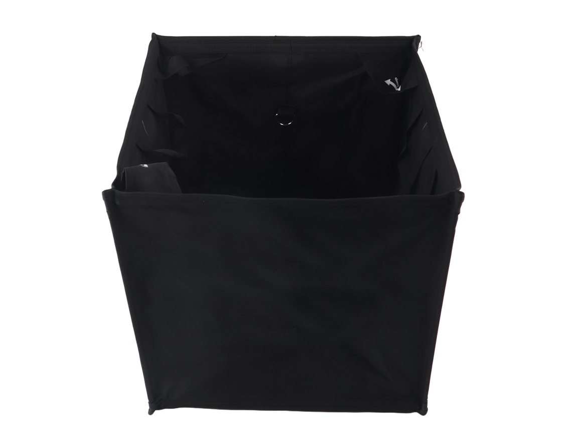 Cesto De Armazenamento Para Corda De Escalada De Nylon Preto Portátil E Plegável Para Arvore E Rocha