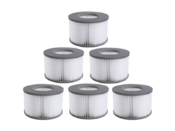 Filtros de substituição de pacote YOUXIU-6 para filtro de hidromassagem MSPA - cartuchos de filtro de subbarco e spa quente YWEI