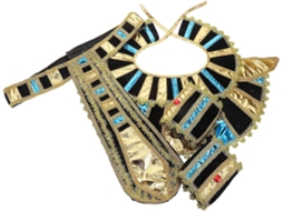 Conjunto De Acessórios Para Traje Egípcio Masculino (1 Conjunto): Cinto, Colar, Pulseiras