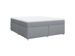 Box Spring Bed, Box Spring Beds Vidaxl Cinzeto Tecido (180 X 200 Cm)