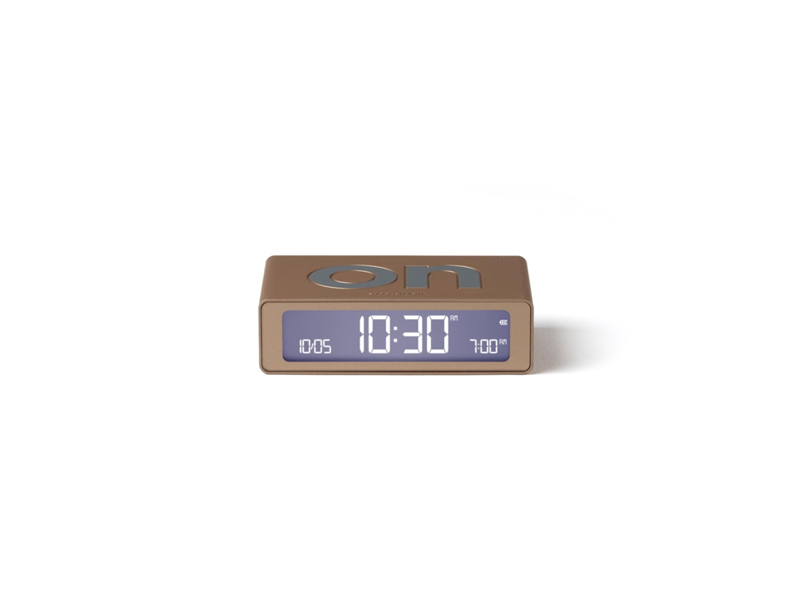 Despertador LEXON FLIP Mini (Dourado)