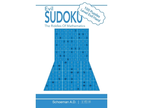 Livro Evil Sudoku: The Riddles of Mathematics. Daniel Schoeman (Inglês)
