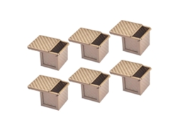 Forma Para Pão E Bolos, Revestimento Antiaderente, Com Tampa, Formato Quadrado, Para Forno, Confeitaria E Preparo Doméstico