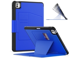 Capa para Ipad Pro13 2024 Adsorção Multifuncional com Ranhura para Caneta Azul XIAOMOYU (m4)