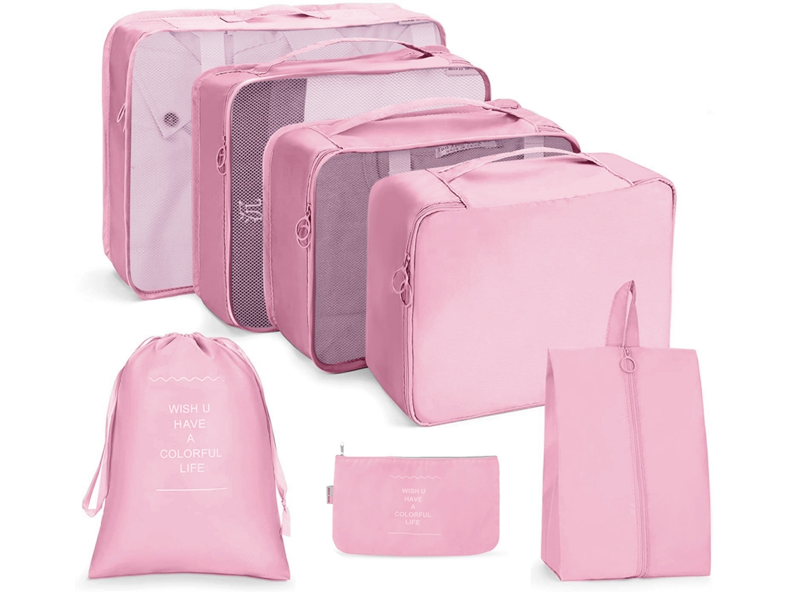 Conjunto de 7 organizadores BRILVIBERA, para viagem