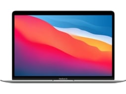 Macbook Air APPLE Prateado - MGN93Y/A (13.3'' - Apple M1 - RAM: 8 GB - 256 GB SSD - GPU 7-Core) — MacOS Big Sur