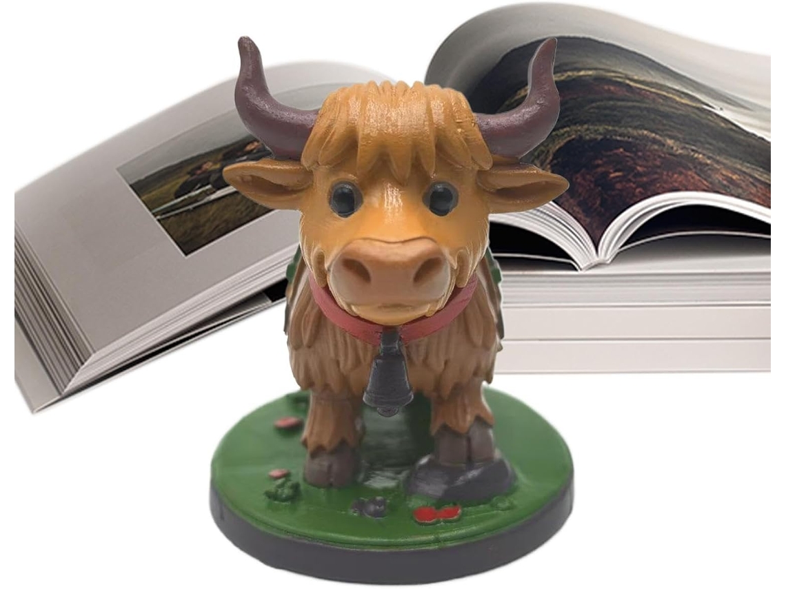 Estatueta De Vaca Engraçada Em Resina Para Escritório |