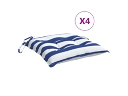 Chair Cushion, Chair Cushions Vidaxl Multicolor Tecido (50 X 50 X 7 Cm)
