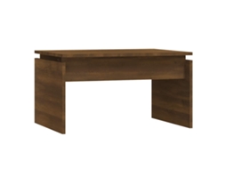 Mesa de Centro Madeira Carvalho Castanho MAISON EXCLUSIVE (68x50x38 cm)