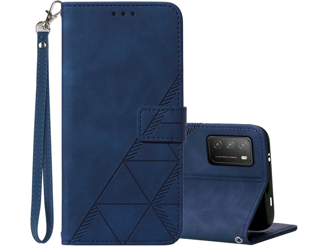 Capa Telemóvel Protetora Resistente Para Xiaomi Poco M3 Azul Elysve