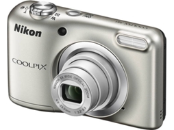 Máquina Fotográfica Compacta NIKON Coolpix A10 (Prateado - 16.1 MP - ISO: 80 - 1600 - Zoom Ótico: 5x)