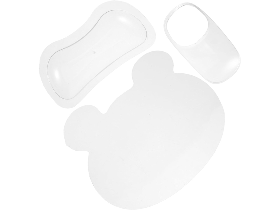 Conjunto de 3 Mousepads Ergonômicos Stobaza com Apoio Pulso em Tpu Antifadiga para Escritório Ou Casa 21,50 X